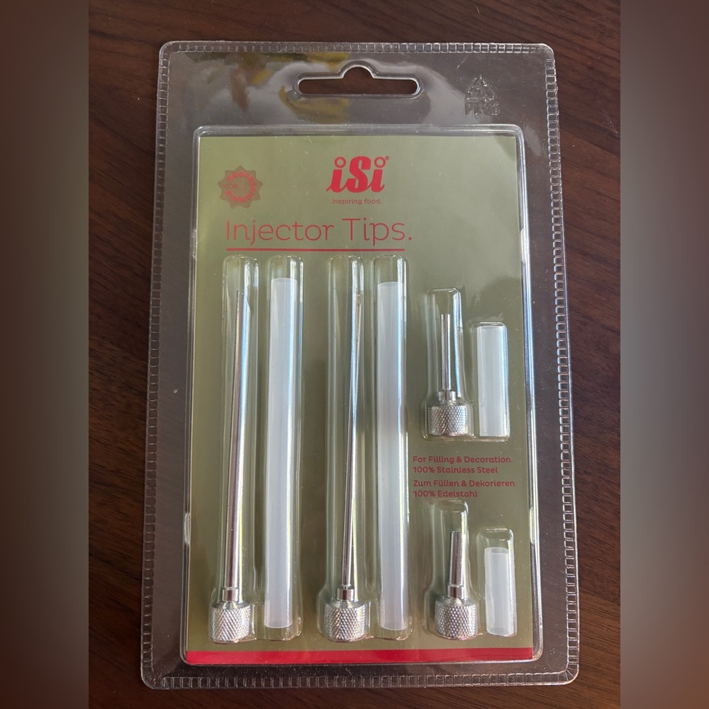 iSi 271801 Stainless Steel Injector Tips for filling and decorating - New